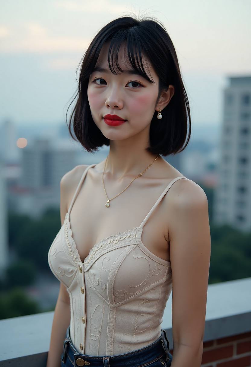 古风短剧男女主角对峙的剧情画面